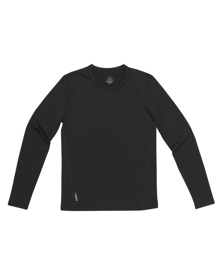 Champion Sweatshirt Jongens - Zwart - Duofold Flex Weight Baselayer Crew ( 673295-YKB )